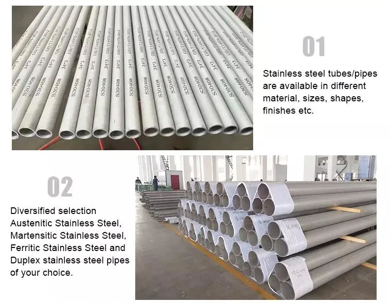 Chemical Industry 304 304L 316 316L Carbon Stainless Steel Tube