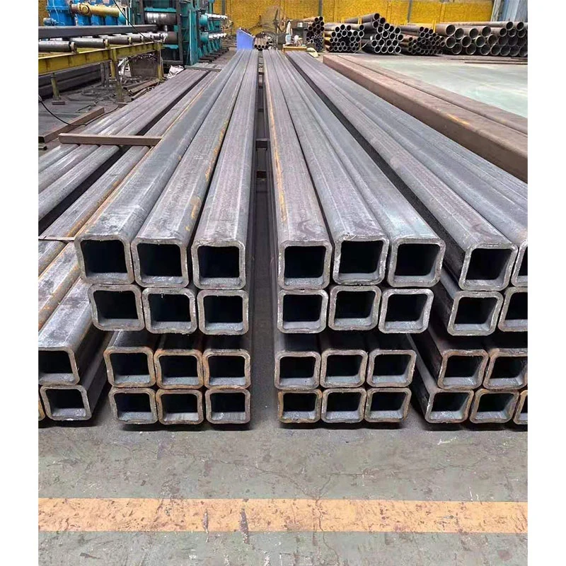 Hot Selling Q345b Carbon Steel Straight Joint Square Pipe Q390d Bridge Square Pipe 355c Thick Wall Welded Rectangular Tube