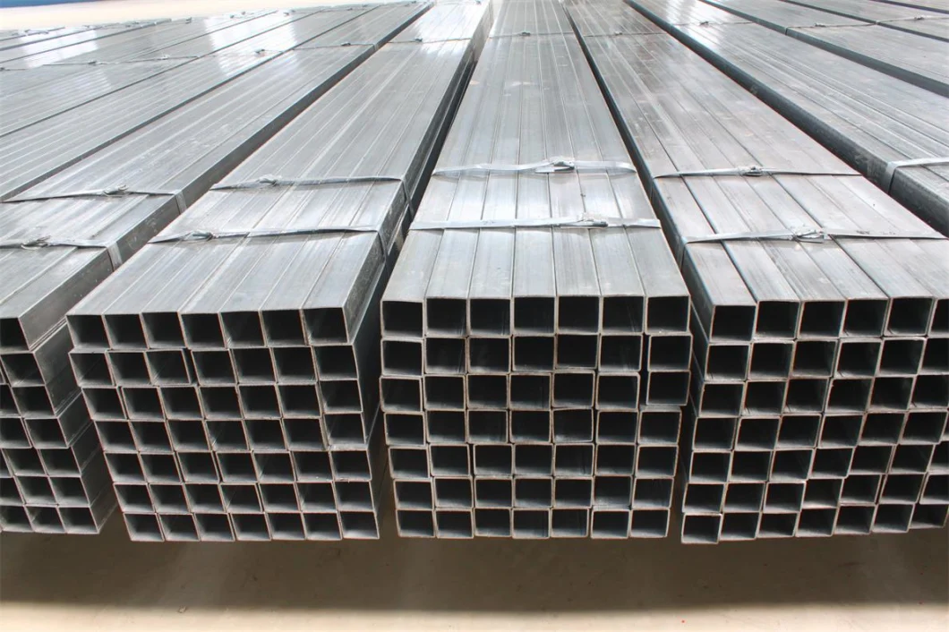 Q235B Q355b Black Hollow Section Carbon Steel Pipe Square Metal Tube