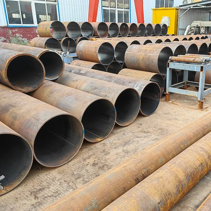 Plastic Coated Steel Pipe Manufacturers Anti-Corrosion Pipe API 5L Oil and Gas Pipeline DIN 30670 3PE/2PE Tpep Coated PE Plastic Pipe 160mm HDPE Pipe