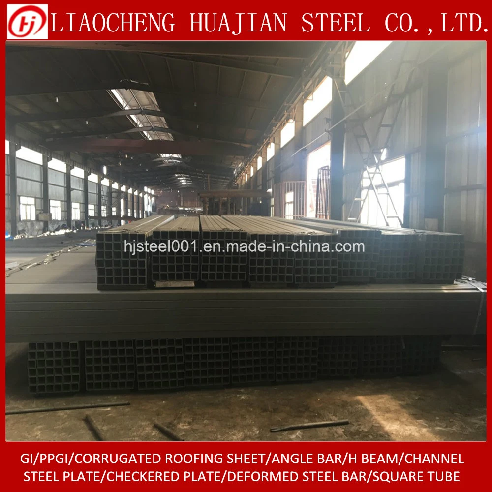 Black Annealed Welded Carbon Square and Rectangular Hollow Section Iron Steel Tube