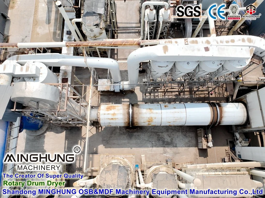 Automatic Pb Particle Board Production Line with Rotary Drum Dryer