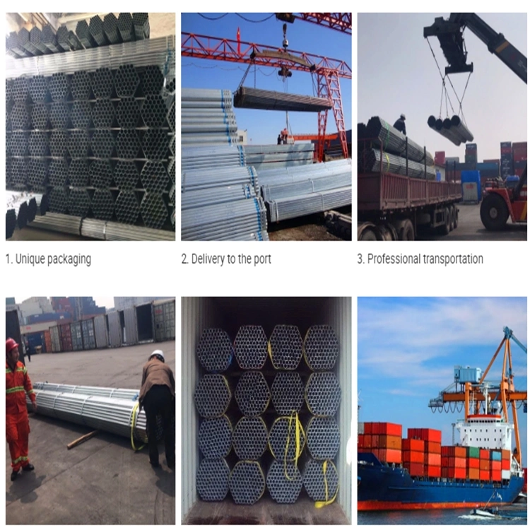 DN40 Factory Supply St37 Sch40 Seamless Steel Tube for Structural Materials