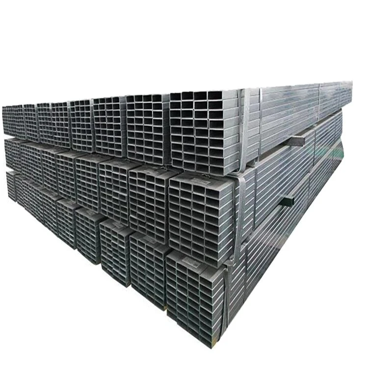 ERW A36 Q235 Low Carbon Steel Tube Structural Tubes Rectangular Galvanized Square Pipe for Construction Shipbuilding