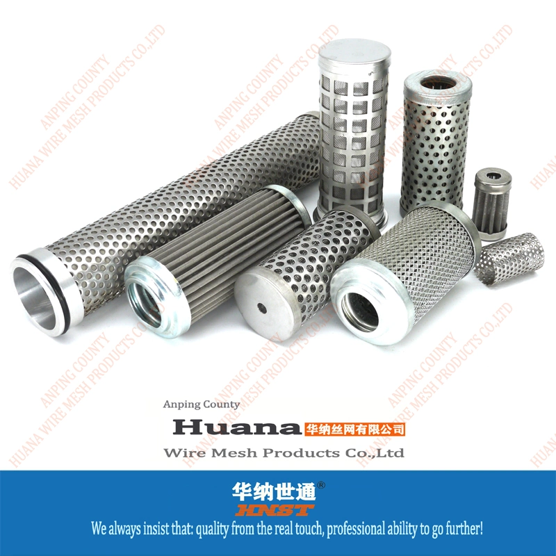 Filter Core 3 5 8 10 mm Hole Diameter Stainless Steel Spot Welded Perforated Filter Tube for Filtration