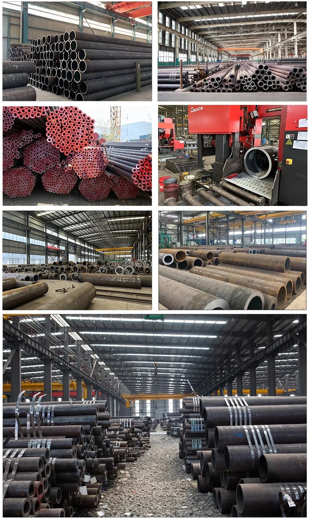 China Supplier 10# 20# ASTM A106 A210 A53 Q345 a/B/C/D/E Q295 B/C/D/E Cold Rolled Hot Rolled Seamless/Welded Carbon Steel Pipe Round Tube Square Tube