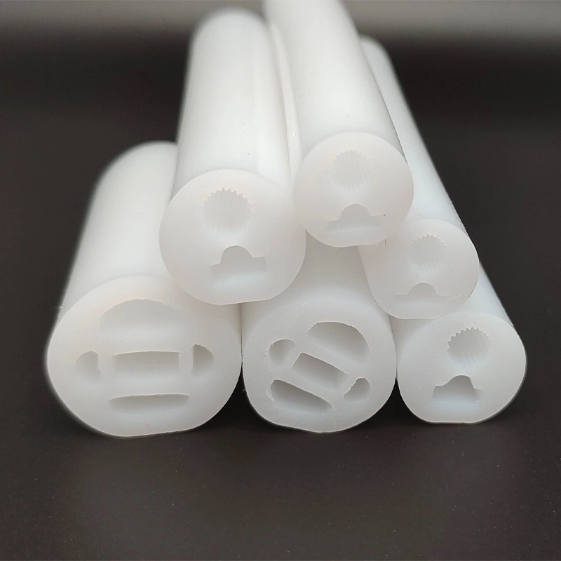 Rectangular Silicone Tube 10mm Silicone Extrusion for 3528 5050 LED Strip