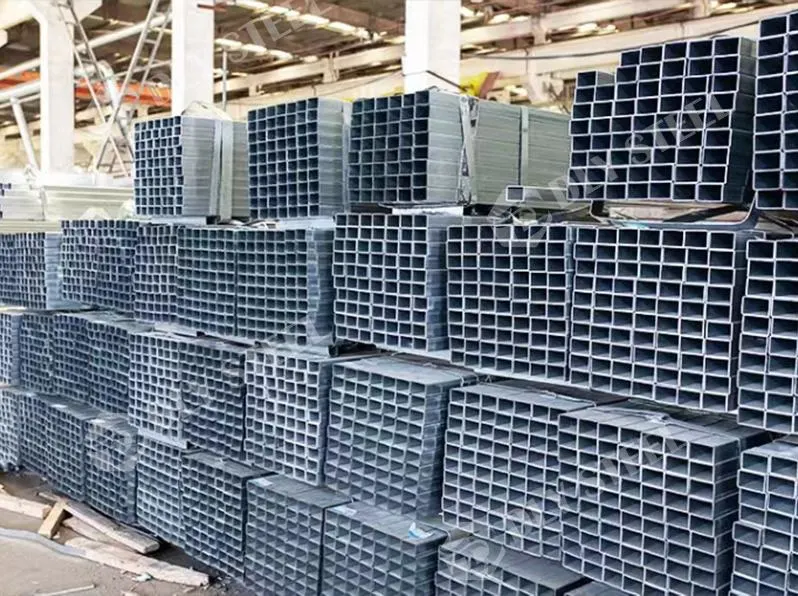 China Supply Galvanized Steel Square Pipe Rectangular Hollow Steel Tube Square Hollow Section Price