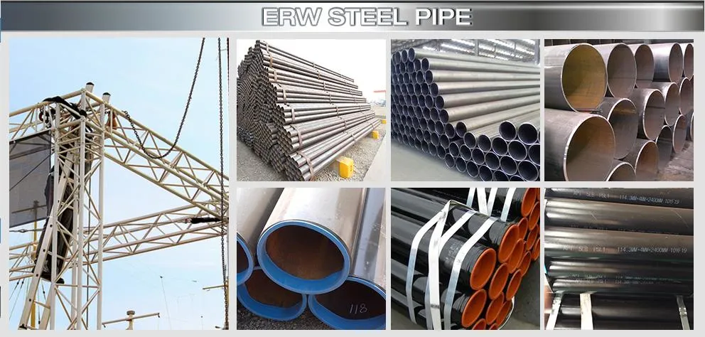 Manufacturer ERW Steel Round Pipe Structural 48.3mm 1 1/2&quot;Scaffolding Pipe