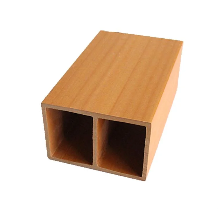 Wood and Plastic Composite Hollow Square PVC Tube for Office Partition