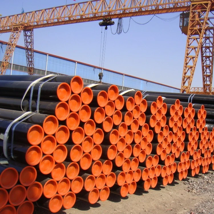 Plastic Coated Steel Pipe Manufacturers Anti-Corrosion Pipe API 5L Oil and Gas Pipeline DIN 30670 3PE/2PE Tpep Coated PE Plastic Pipe 160mm HDPE Pipe