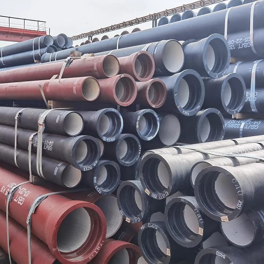 1/6&prime;&prime; Coment Line C40 C30 C25 K9 ISO2531 En545 Fire Water Supply Di Pipe High Pressure Ductile Cast Iron Pipes