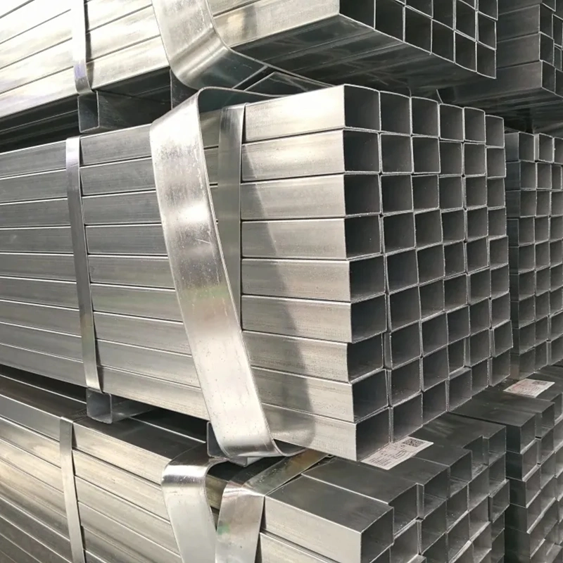 Hot DIP Galvanized Square Steel Pipe and Tube 10X20 20X40 Galvanized Rectangular Tube