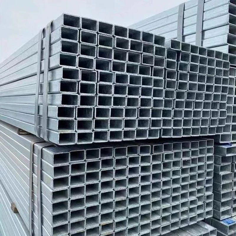 China Ms Hollow Section Hot Dipped Galvanized Square Tube Rectangular Steel Pipe