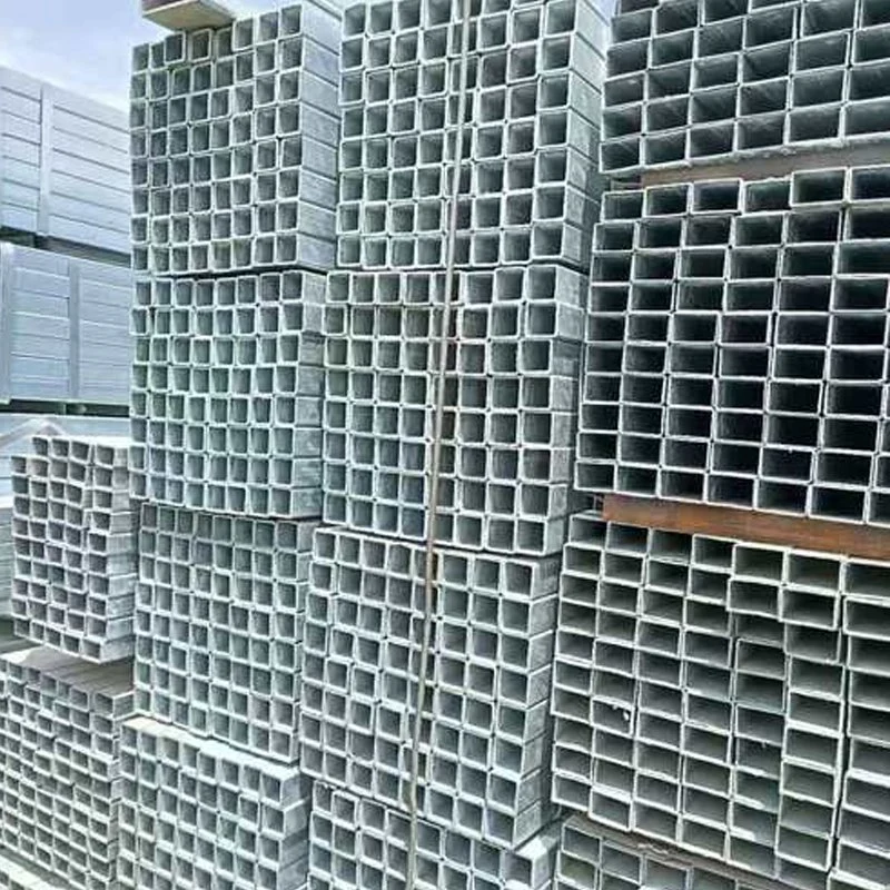 China Ms Hollow Section Hot Dipped Galvanized Square Tube Rectangular Steel Pipe