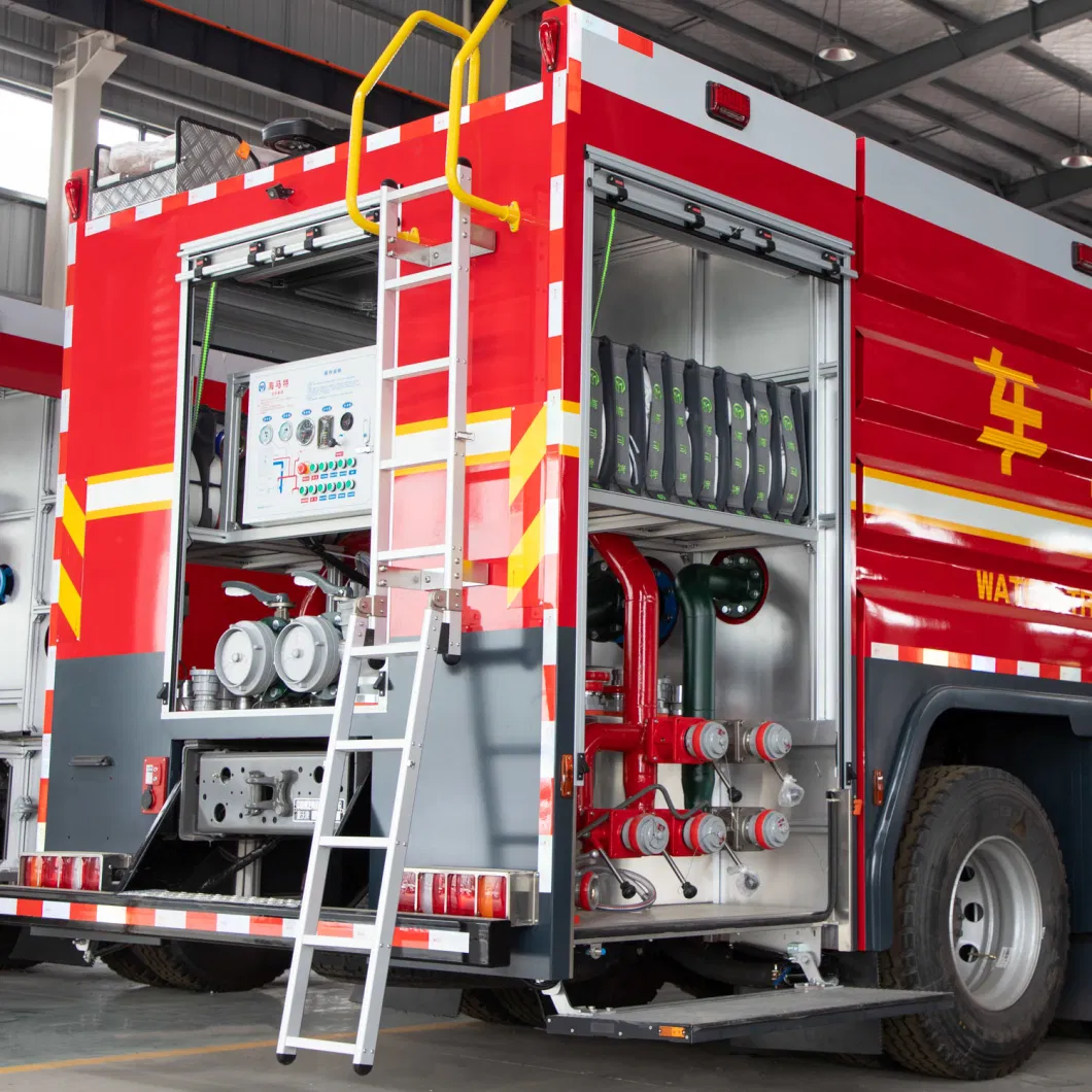 Fire Truck Water Belt Partition Hose Rack Fire Truck Hose Partition