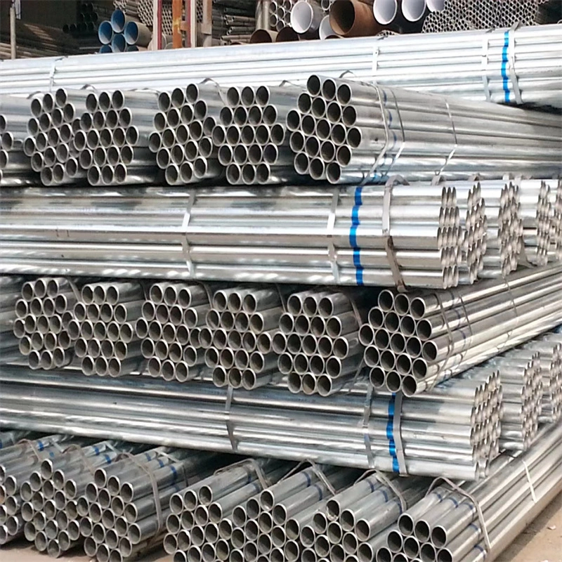 Galvanized Iron Gi Pipe Pipe Zinc Hot Dipped Galvanized Carport Round Steel Pipe 16 Inch 15 Inch