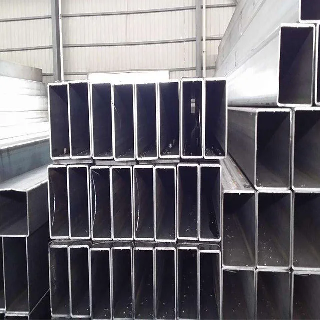 Customied Carbon Hot DIP Galvanized Metal Rectangular Steel Pipe Square Tubes for Carports