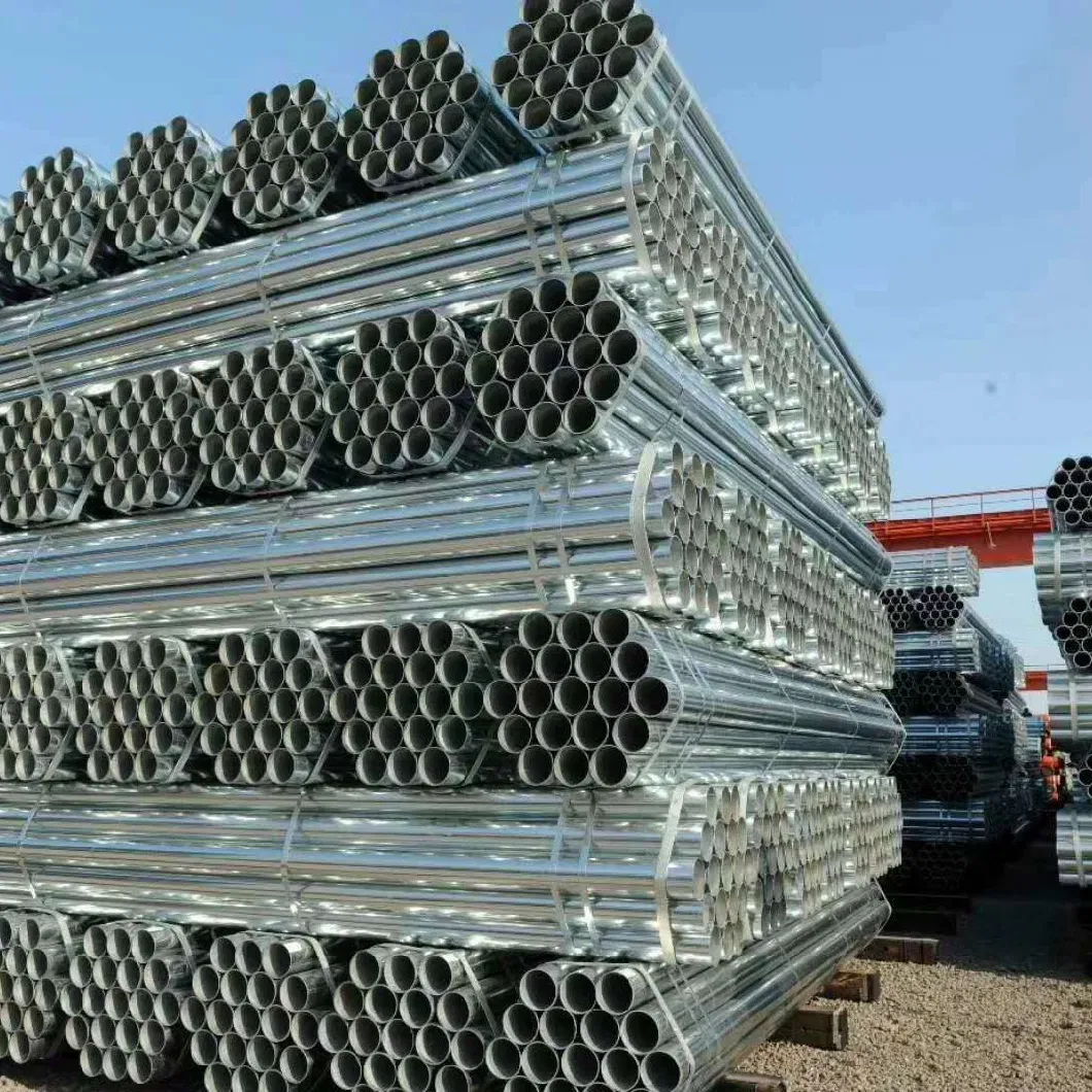 High Grade Ms Rectangular Hollow Gi Pipe Galvanized Steel Tube Gi Square Tubing BS 60 Galvanized Square Steel Pipe Tube