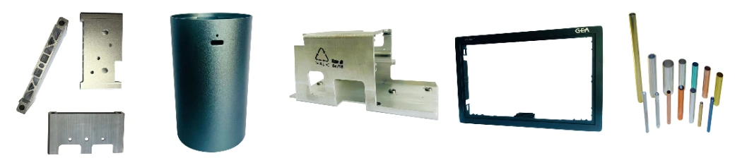 Rectangular, Square Industrial Profile Aluminum Extrusion Type