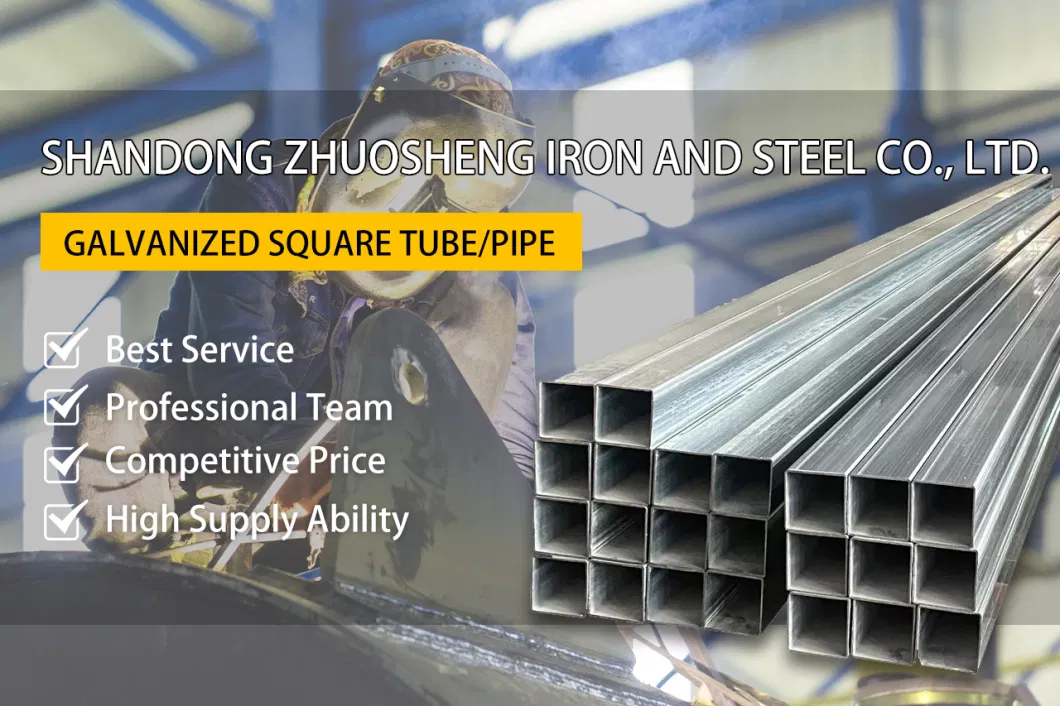 Building Material Telescoping Perforated Galvanized Steel Square Tube Cheap Price