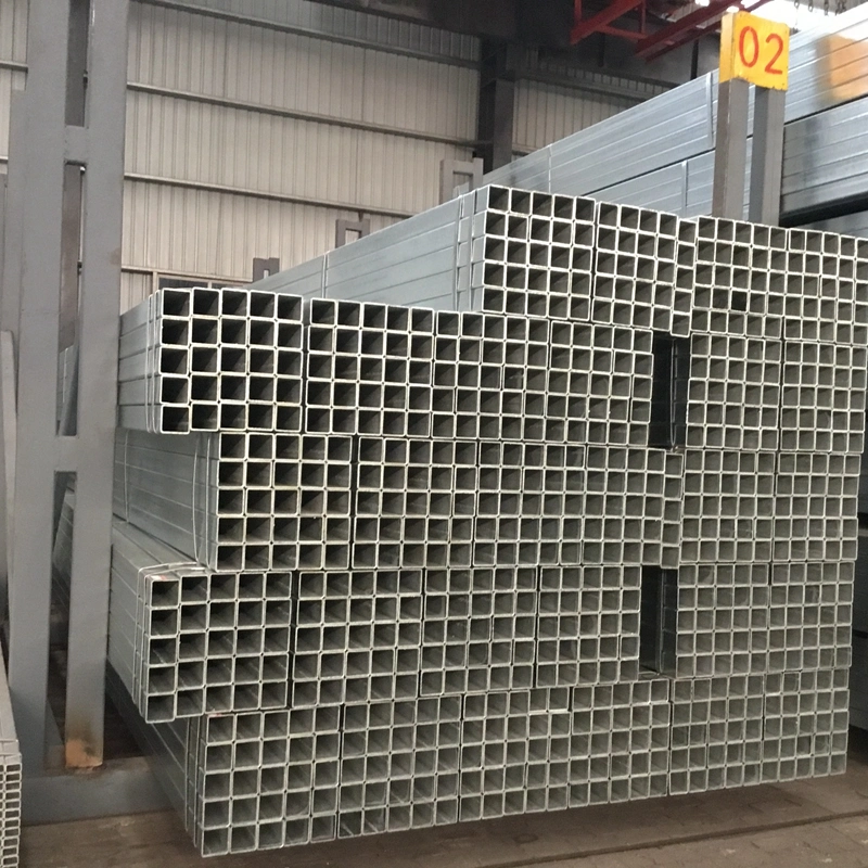 Q235B Q355b Hollow Section Square &amp; Rectangular Tube Structure Pipe Galvanized Steel Pipe Thick Wall Pipe Construction Structure