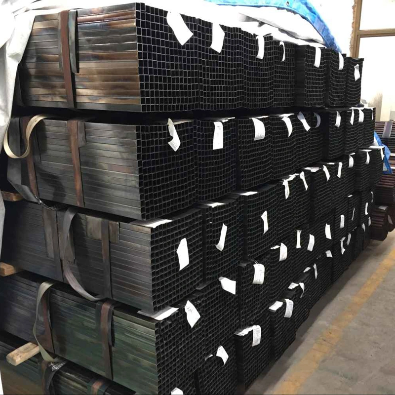 Best Price Metal Building Materials Black Square Tube