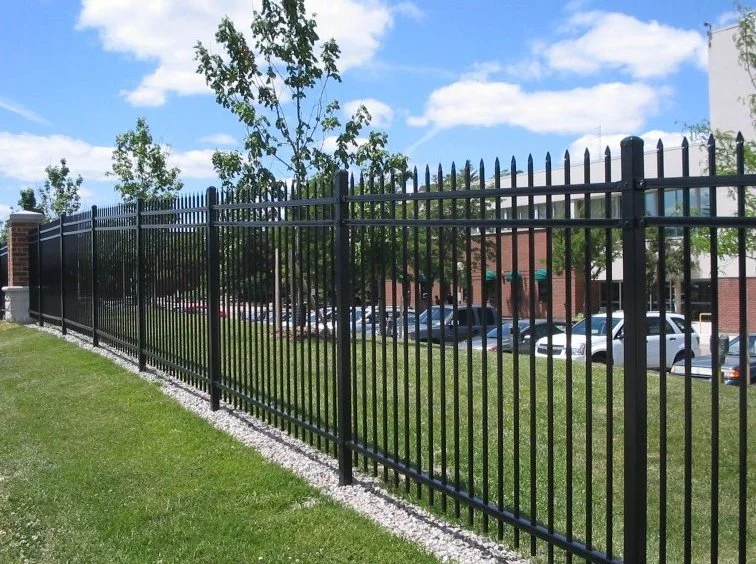 Square Tube Power Coated Galvanized Steel Iron Fence