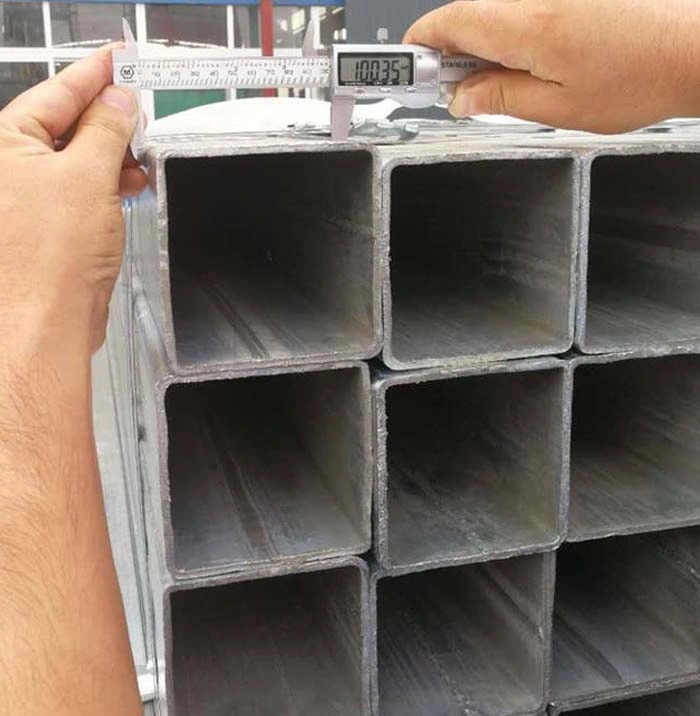 Rhs Shs Rectangular Hollow Section Square Galvanized Rectangular Steel Pipe Gi Hollow Section for Construction