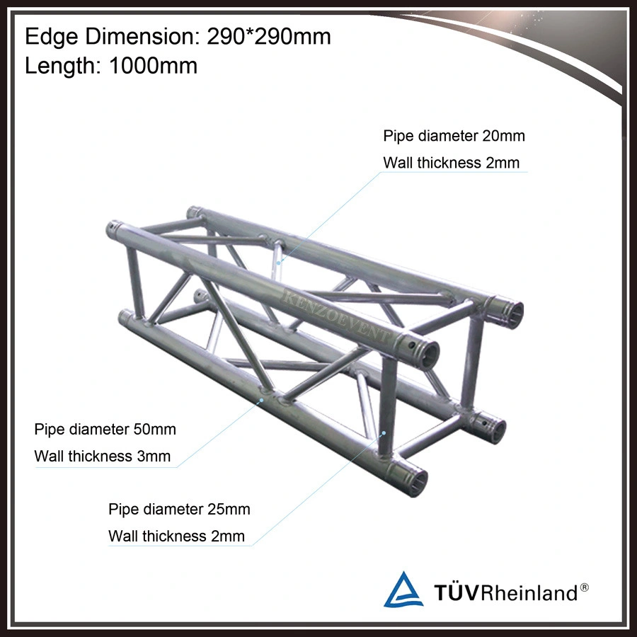 Outdoor Display Stand Price 290mm Aluminum Lighting Spigot Truss