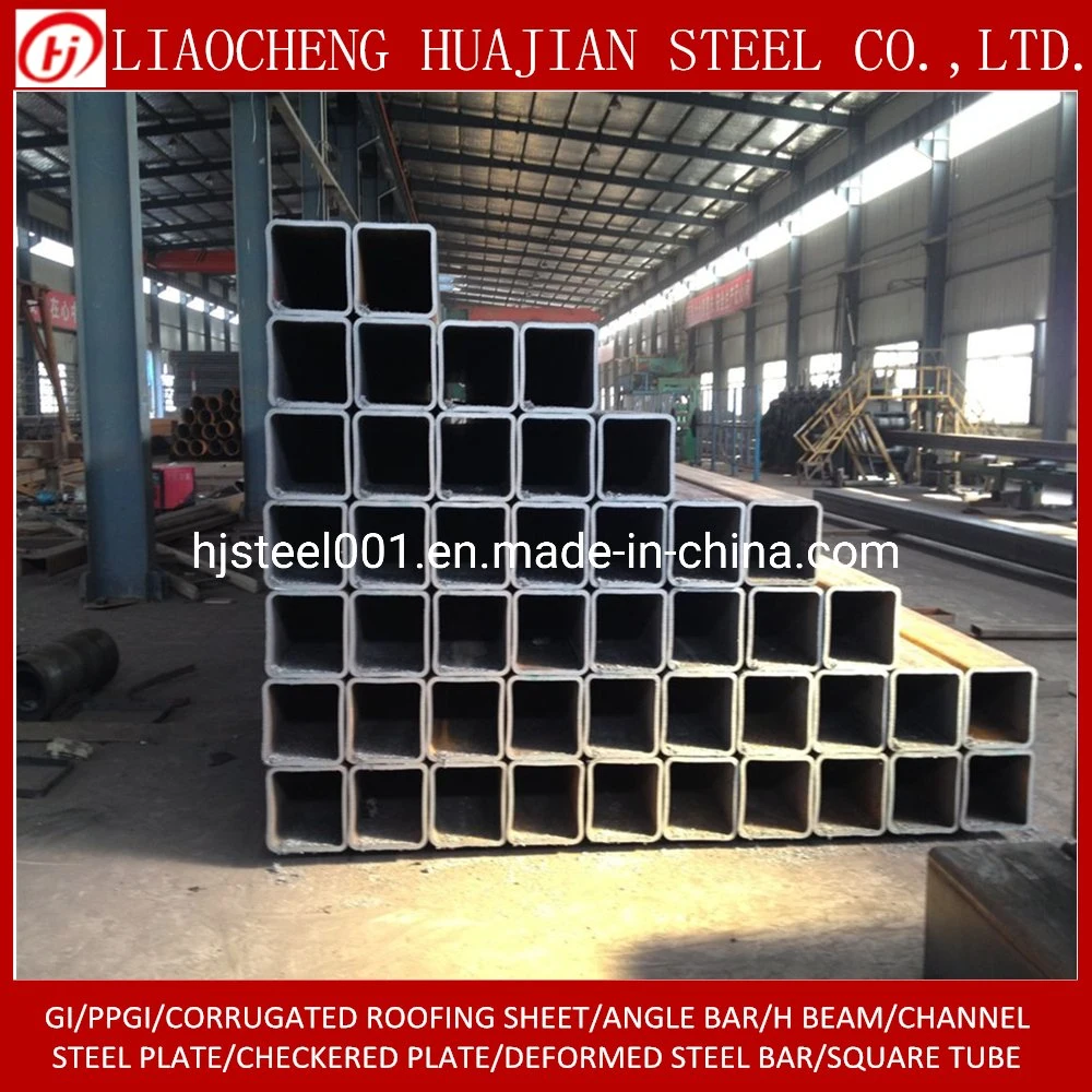 Mild Carbon Square Steel Tube Price Per Kg Galvanized Steel Hollow Section