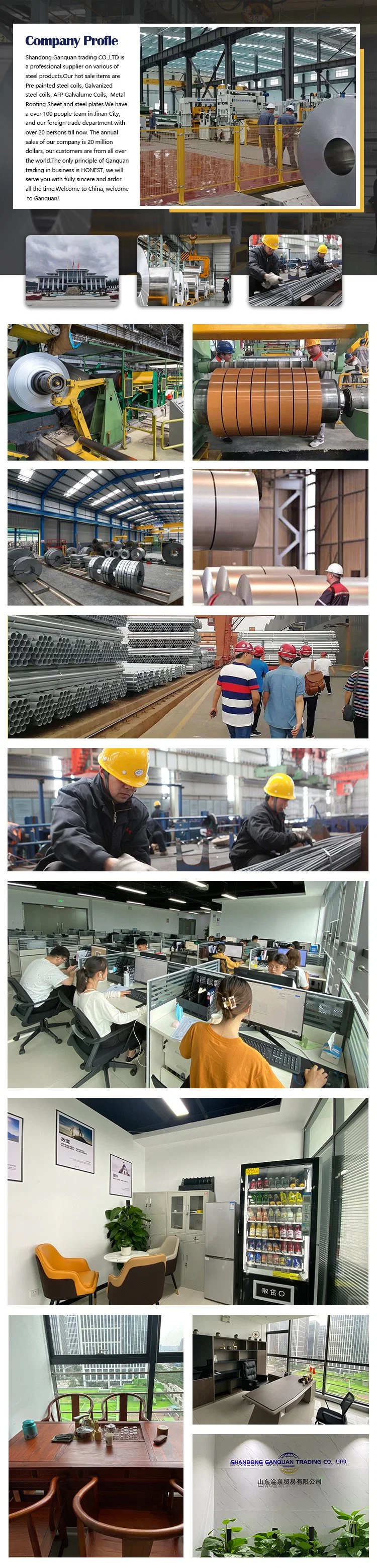 Gi Pipe Welded ERW Round Square Rectangular Rhs Shs Hollow Section Steel Tube Galvanized Tube