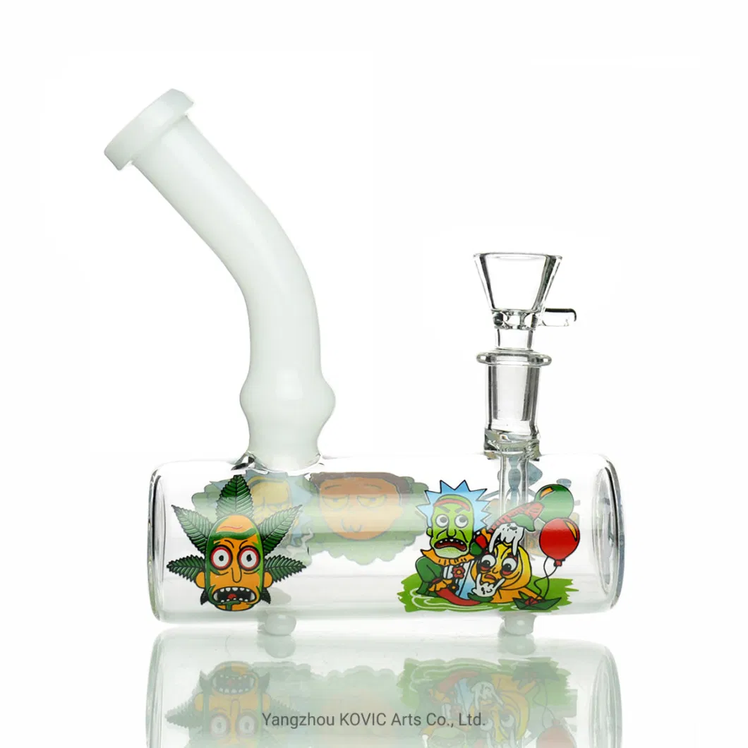 China Wholesale 7&quot; Tank Ricky Water Pipe with 14mm Male Bowl Hookah Grinder Oil Burner Pipe