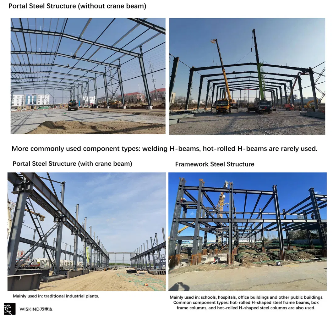 2023 Prefabricated Cheap Price Materials Structural Steel Structures Fabrication Warehouses Metal Buildings