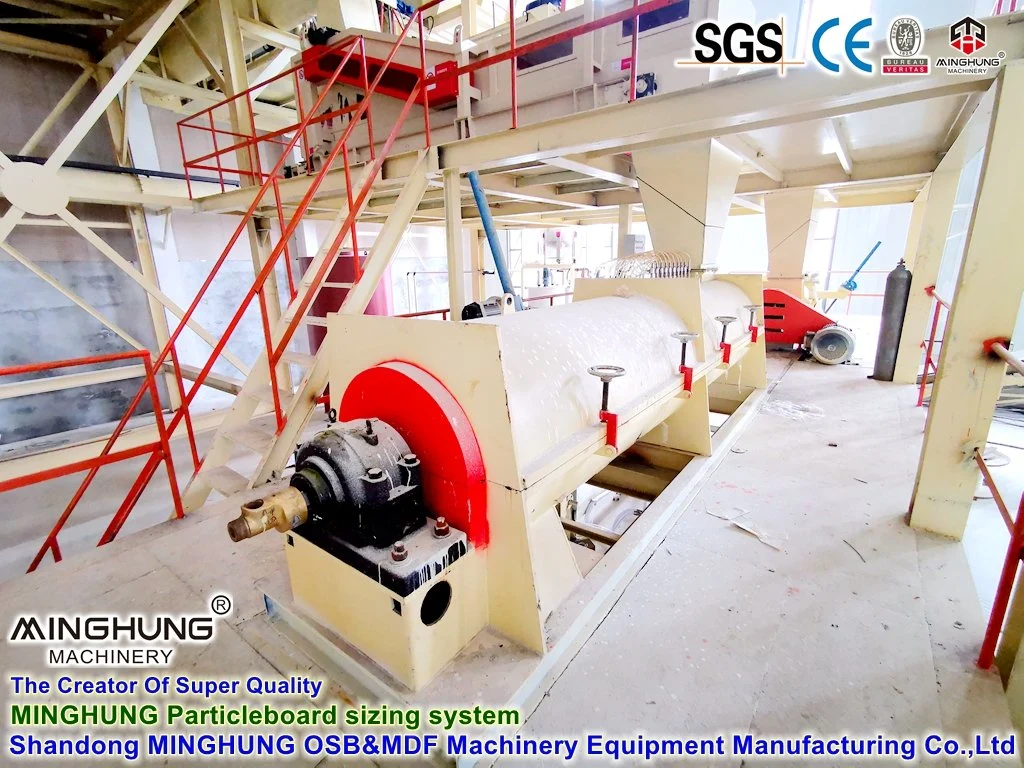 Automatic Pb Particle Board Production Line with Rotary Drum Dryer