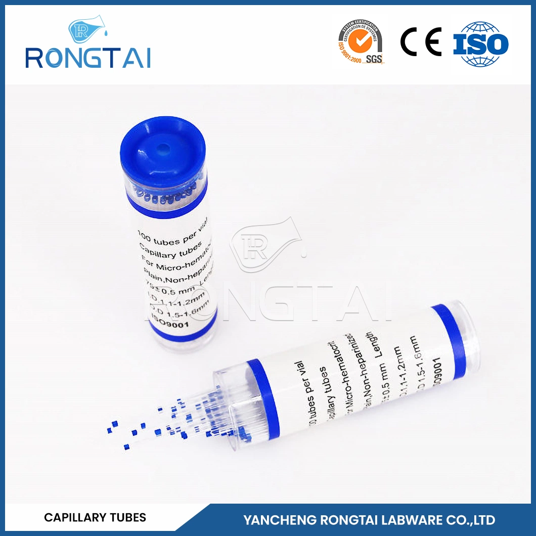 Rongtai Small Capillary Tube Manufacturers Square Glass Capillary Tubes China Glass Capillary Tubes for Chemical Laboratory