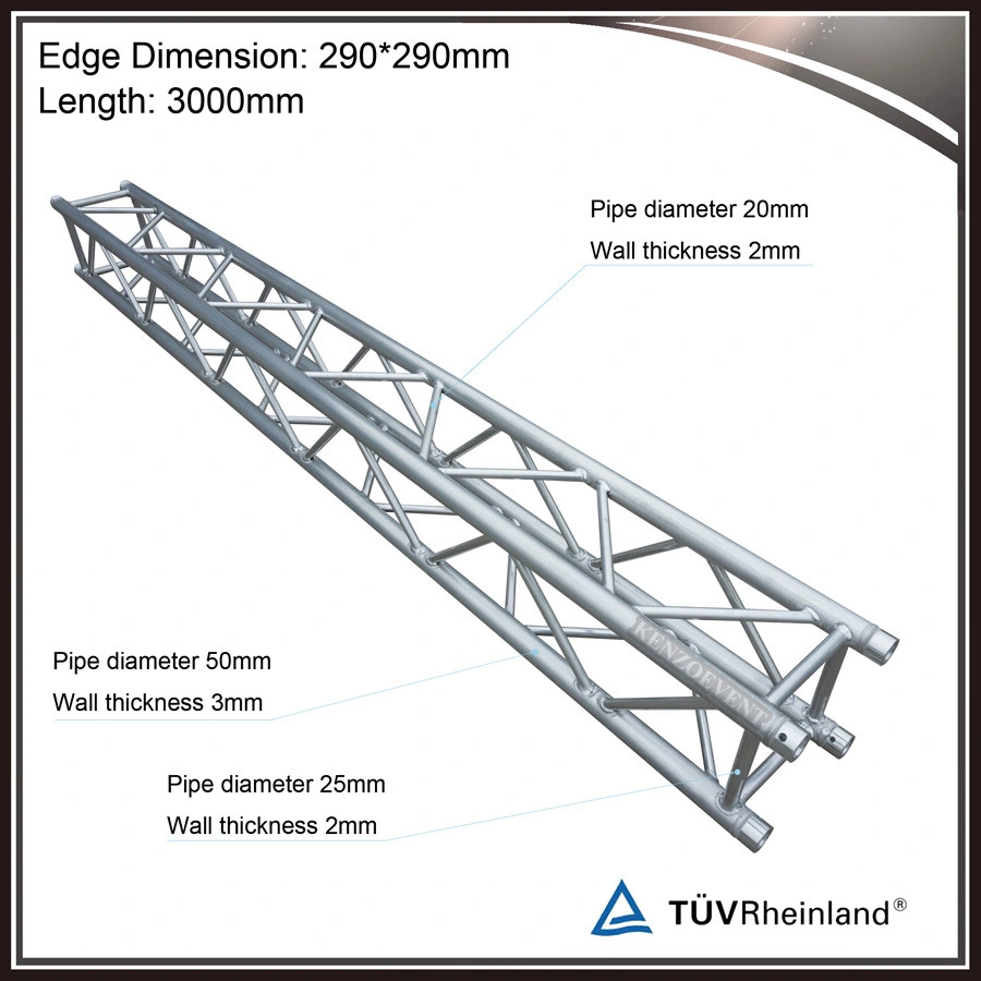 Outdoor Display Stand Price 290mm Aluminum Lighting Spigot Truss