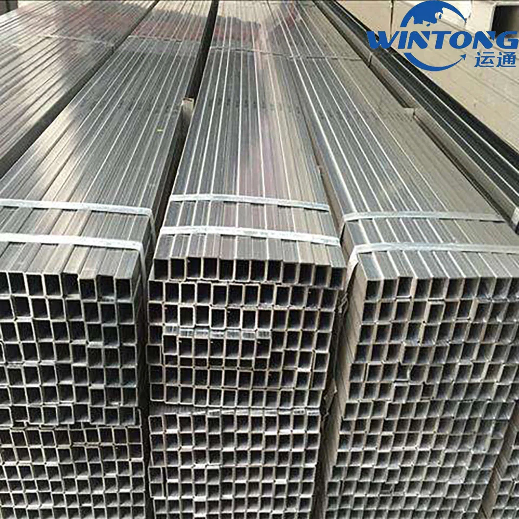 Zinc Coated Greenhouse Fence Pipe Galvanized Steel Pipe Square/Rectangular/Oval Tube