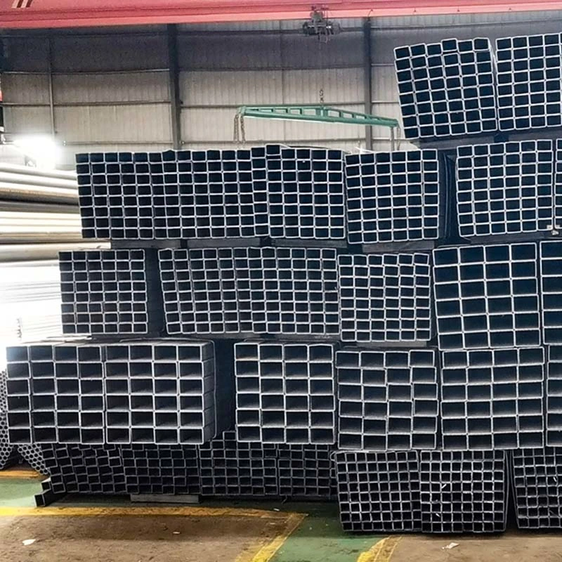 Solid and Reliable Black Hollow Section 40X40mm 6m Length Square and Rectangular Tube Steel Pipe