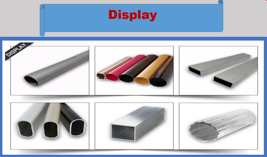 High Strength Aluminum Extruded Rectangle Tube with Holes