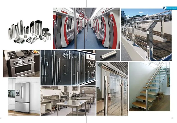 Factory at Low Prices Cold/Hot Rolled ASTM 301 304 321 316 309S 310S 317L 347H 316ti 2b/No. 1/No. 4/8K/Ba Surface Round/Square/Rectangular Stainless Steel Tube