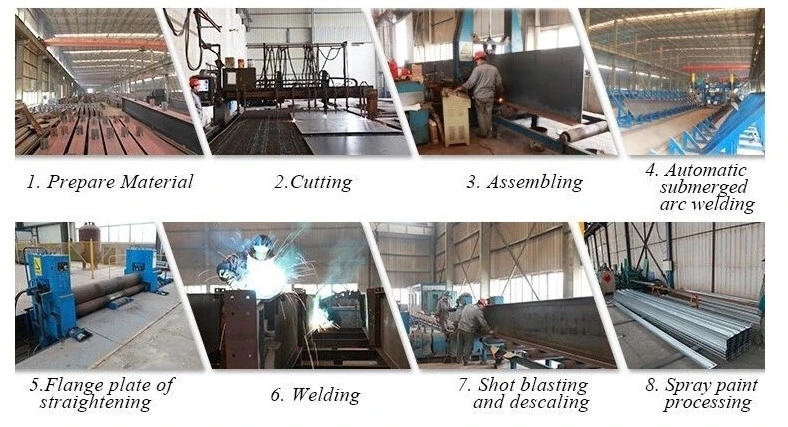 Welded Connection Alloy Structural Steel Structure Building