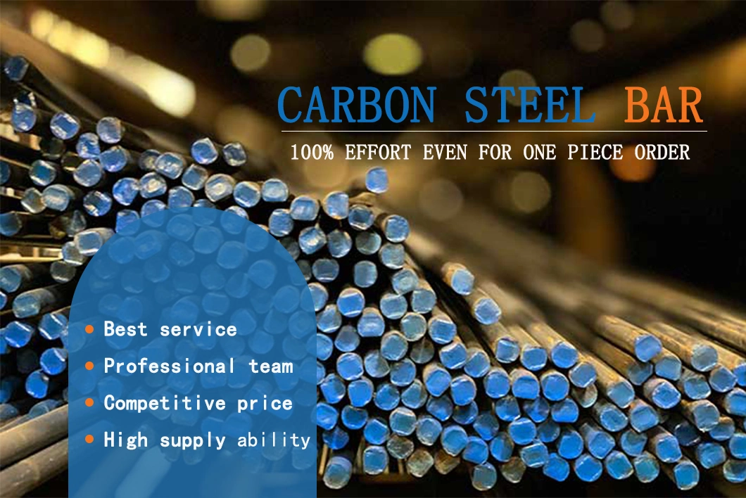 Customized Mild Carbon Steel Angle/Round/Rectangular/Square Carbon Steel Bar in Factory