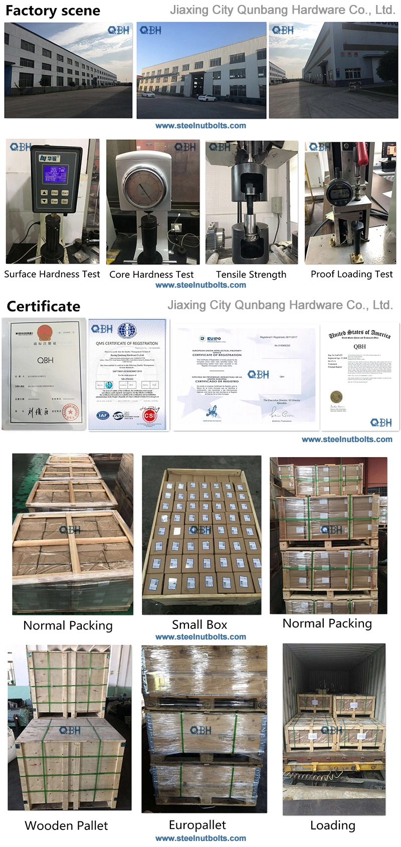 Qbh Concrete Slab and The Structural Steel Connection Accessories Parts Arc Welding Shear Stud Seismic Wedge Anchor Bolt Fastener &amp; Fitting