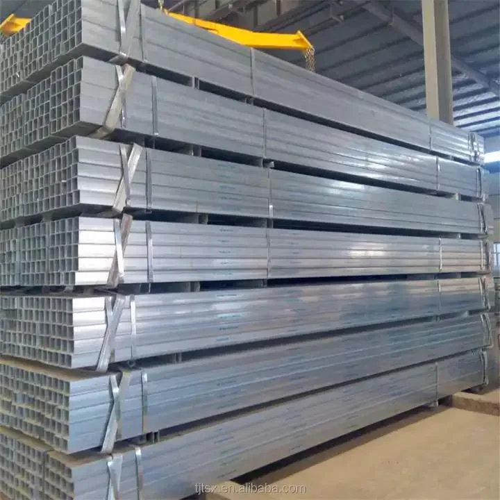 DIN1 St 52-3 Low Alloy Steel Precoated Galvanized/Hot Dipped Galvanized Steel Seamless Pip/ Tube Welded Hollow Steel Pipe Square Rectangular Metal Tube