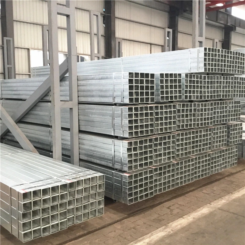 Mild Steel Ms Hollow Section Steel Tube ERW Galvanized Square Tube