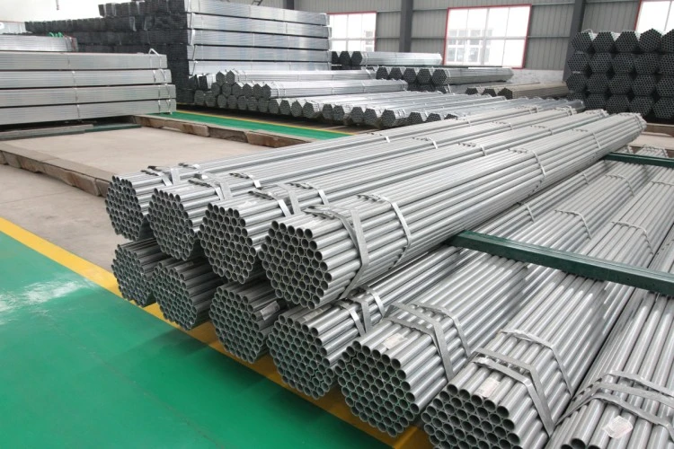 China Supplier Low Price Large Stock Steel Pipe Gi A53 Hot Rolled Galvanized Steel Tube Pipe