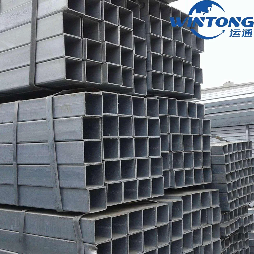 Rectangular Square Steel Tube/Galvanized Square Tube/Thin Wall Galvanized Sheet Tube