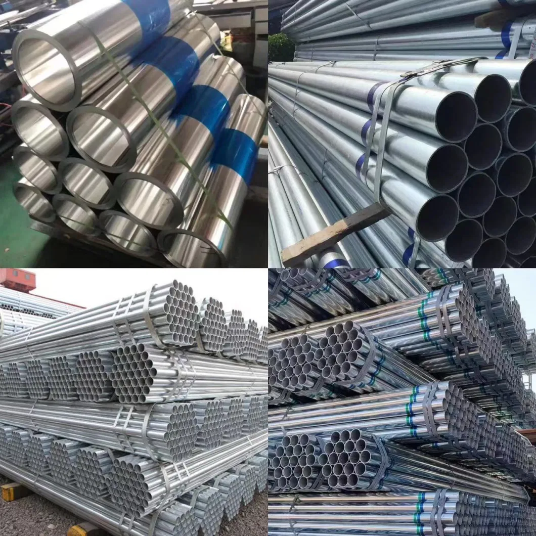 China Supplier Low Price Large Stock Steel Pipe Gi A53 Hot Rolled Galvanized Steel Tube Pipe