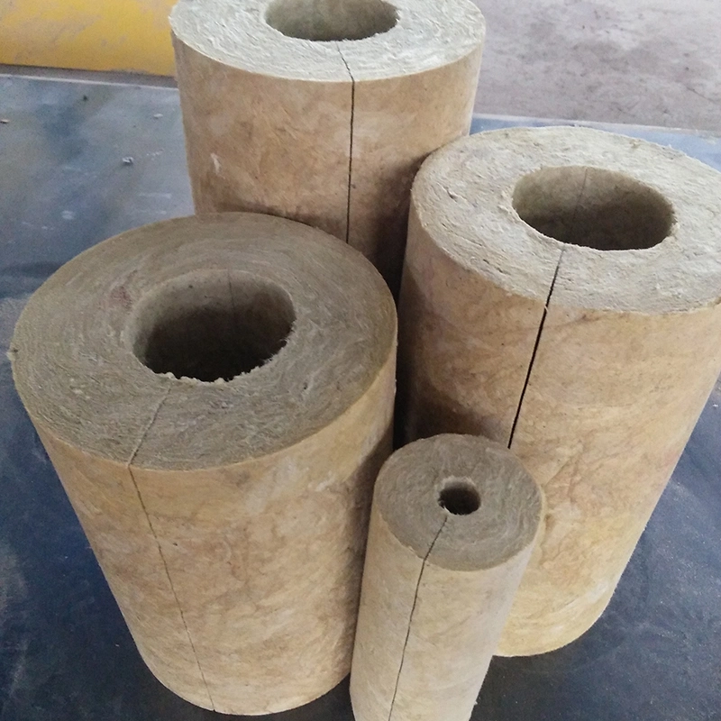 Waterproof Fireproof Mineral Rock Wool Wrapped Steel Pipe